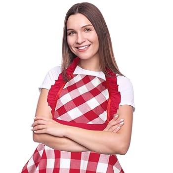 エプロン・三角巾 60s blue and red plaid apron 60s blue and red plaid apron エプロン・三角巾